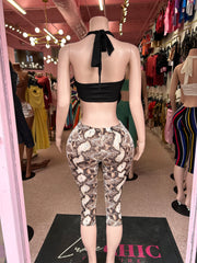 Twisted Attraction Keyhole Halter Top