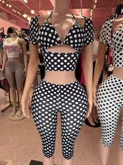 Dot The Rules 3PC Capri Set