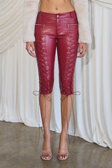 Talk Your Sh*t Lace Up Capri