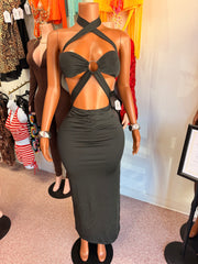 Too Damn Fine Maxi Dress – Black