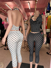 Monroe Polka Capri Set
