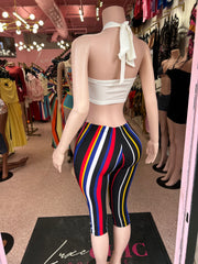 Color Me Bad Capri Pants- Multi