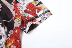 Tattoo Mesh Romper - Multi