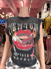 Deadly Kiss Graphic Top