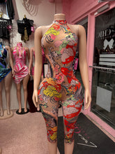 Dragon Doll Romper- Multi