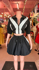 Casually Cute Windbreaker Skirt Set