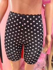 Polka Crush Capri – Black/White Polka Dot