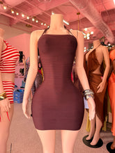 Body On Lock Bandage Mini Dress- Wine