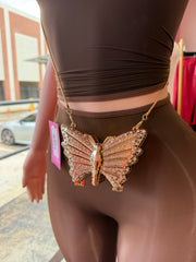 Butterfly Effect Rhinestone Bag