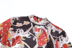 Tattoo Mesh Romper - Multi