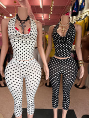 Monroe Polka Capri Set