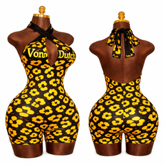 Von D Romper- Yellow