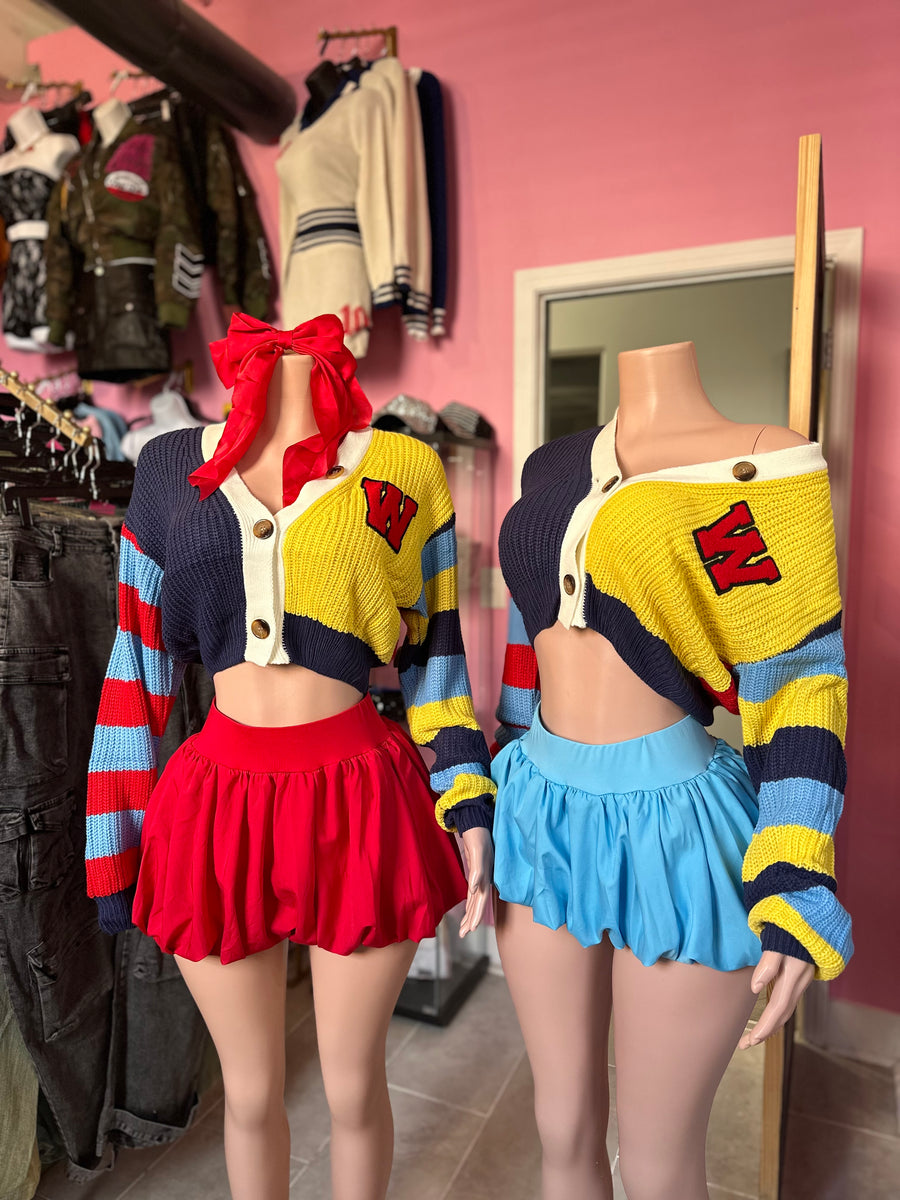 【新品タグつき】ROSY LUCE Cropped Knit Cardigan 中古・古着通販】ROSY LUCE (ロージールーチェ) CROPPED KNIT