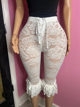 Inspired By Me Lace Capris- White