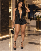 Nothing Left To Hide Short Set – Black