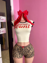 Cunt Graphic Top- Cream/Blk