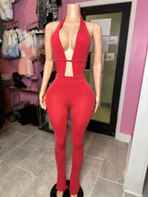 Weekend Lineup Halter Neck Bodysuit Set- Various Colors