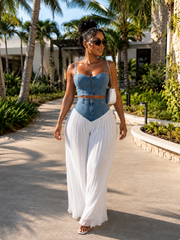 Denim Daydream Set 🤍🩵