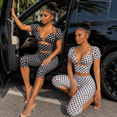 Dot The Rules 3PC Capri Set