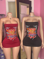 The World Is Mine Tube Mini Dress- Various Colors