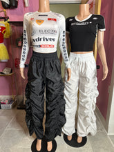 Know The Difference Side Flare Pants- Black