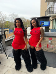 HOT Topic Mini Dress-Red