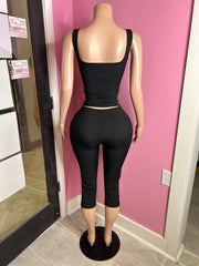 Refined Relaxation Capri Set- Various Colors