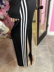 Open Me Up Jogger Pants- Black