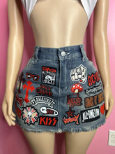 Amazing Kiss Graphic Denim Skirt