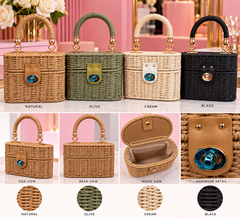 Vacation Money Woven Handbag