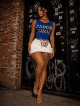 Jadore Top – Royal Blue/Yellow