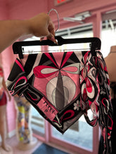 Puch Silk Square Scarf & Headband Set- Pink