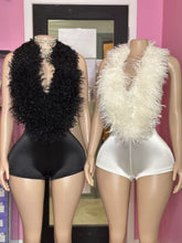 Make An Appearance Halter Neck Mongolian Fur Bodysuit- Various Colors