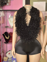 Make An Appearance Halter Neck Mongolian Fur Bodysuit- Various Colors