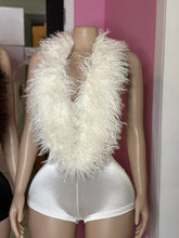 Make An Appearance Halter Neck Mongolian Fur Bodysuit- Various Colors