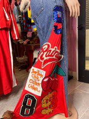 Boho Chic Patchwork Denim Pants