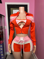 Summer Sweetie 3pc Short Set- Various Colors