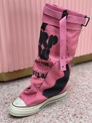 Graffiti Slouch Boot