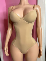 Snatched Bodysuit- Nude