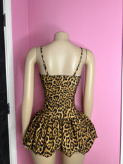 Feline Fantasy Leopard Bubble Dress