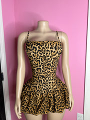 Feline Fantasy Leopard Bubble Dress