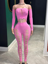 Never Missing Legging Set- Pink