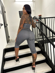 Perfectly Spotted Baddie Set – Black/White