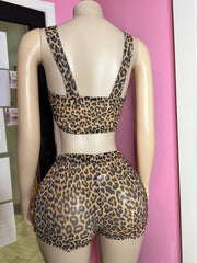 Spotted Sensation Cheetah Short Set