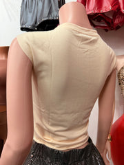 Fear Only God Graphic Top – Cream