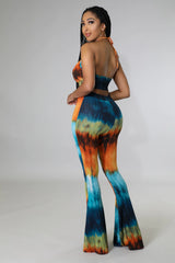 True Story Tie Dye Pant Set- Multi
