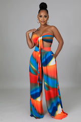 Setting Trends Pant Set- Multi