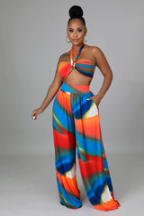 Setting Trends Pant Set- Multi