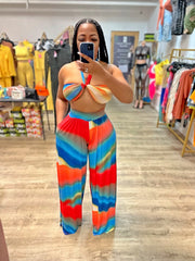 Setting Trends Pant Set- Multi