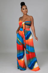 Setting Trends Pant Set- Multi